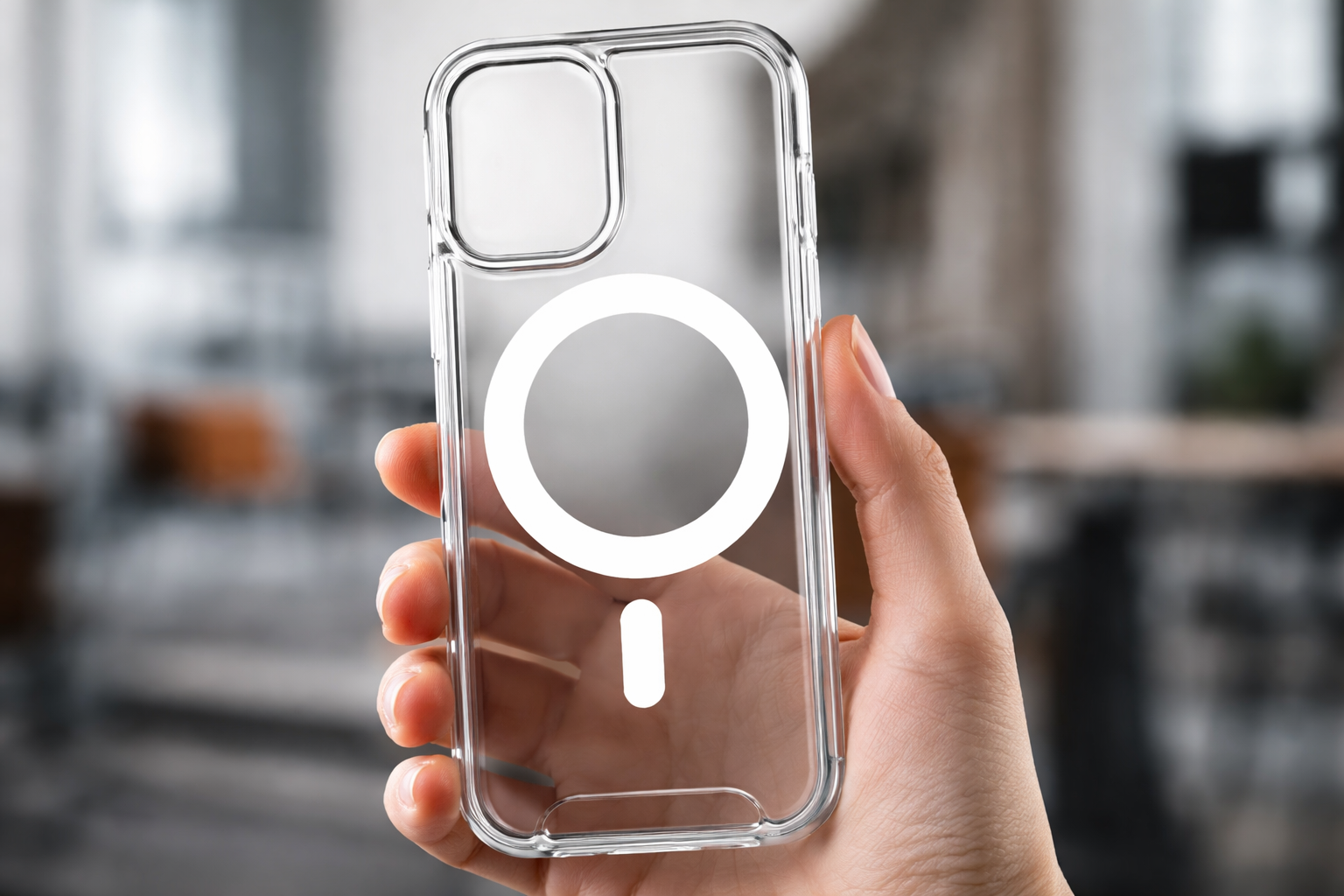 Transparent Magnetic Phone Case